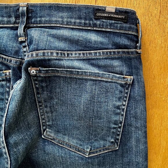 CITIZENS OF HUMANITY EMERSON SLIM BOYFRIEND BUTTON JEANS WOMEN’S sz 26 High Rise - Picture 7 of 14